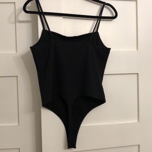 NWOT Nordstrom signature black bodysuit in medium
